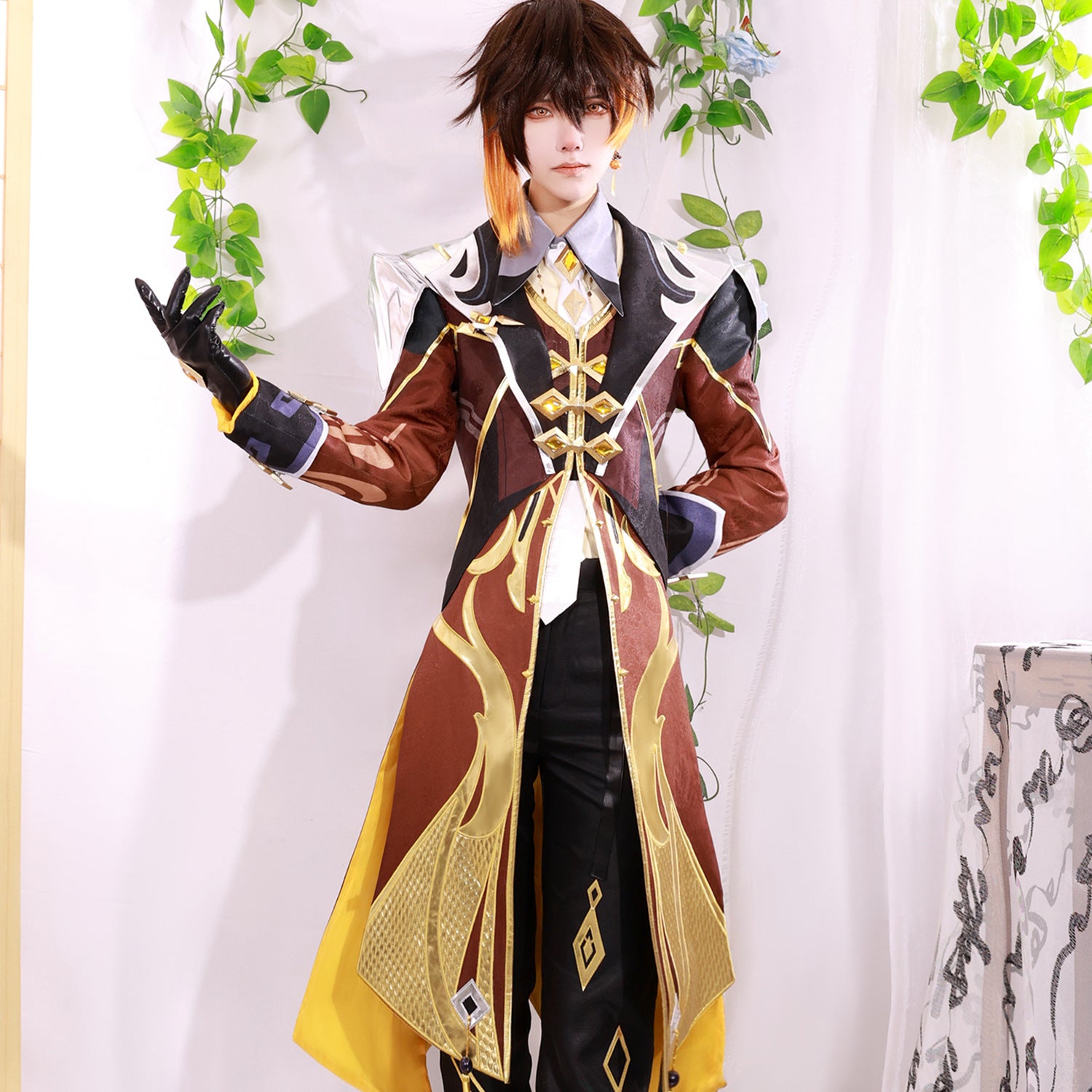 Genshin Impact cosplay clothes Morax Zhongli anime game animation high configuration Zhongli cos clothes