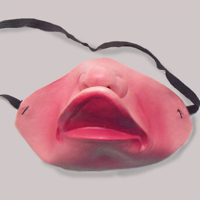 Funny Adult Party Mask Latex Clown Cosplay Half Face Horrible Scary Masks Masquerade Halloween Party Decor Halloween