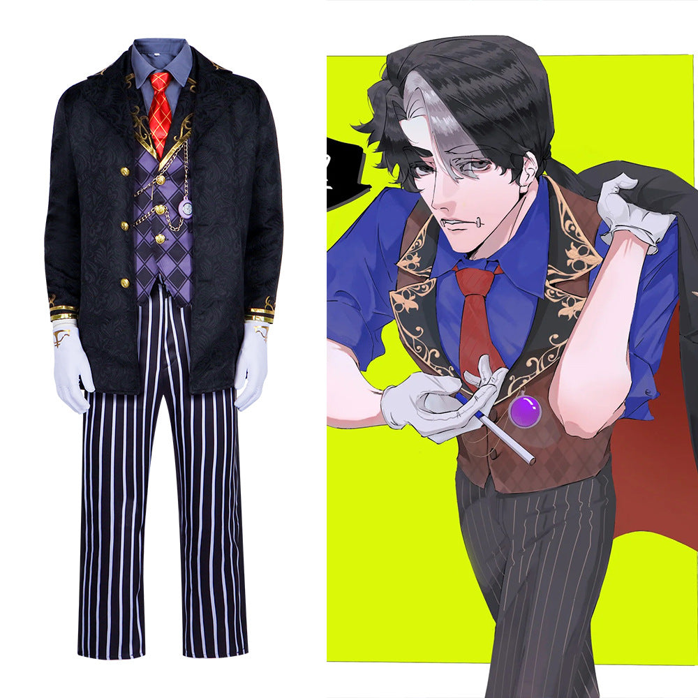 Fifth Personality Cosplay Costume Undertaker Izo Karl Jinxman Cosplay Costume Halloween Game Anime Costume