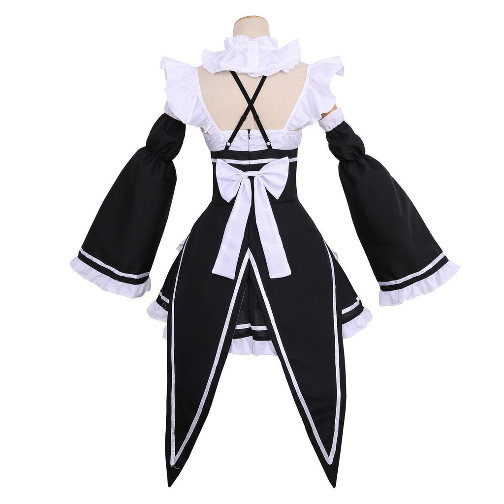 Copy of S-3XL Plus Size Maid Costume From Zero to Start of Another World Life Ram Rem Ram Cosplay Anime