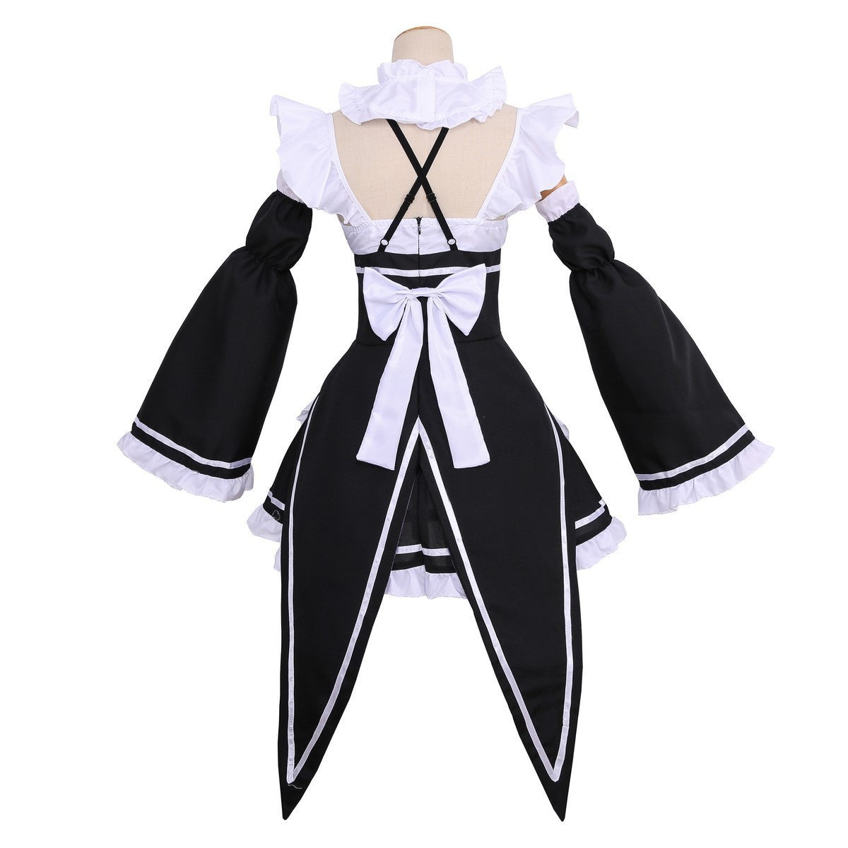 Copy of S-3XL Plus Size Maid Costume From Zero to Start of Another World Life Ram Rem Ram Cosplay Anime