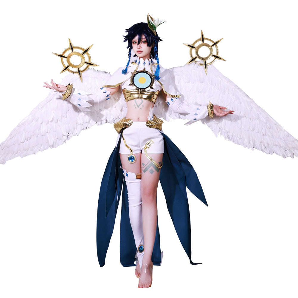 Genshin Impact Wendi Costume Costume Monde Fengshen Babatos Game Animation Cosplay Costume Complete Set