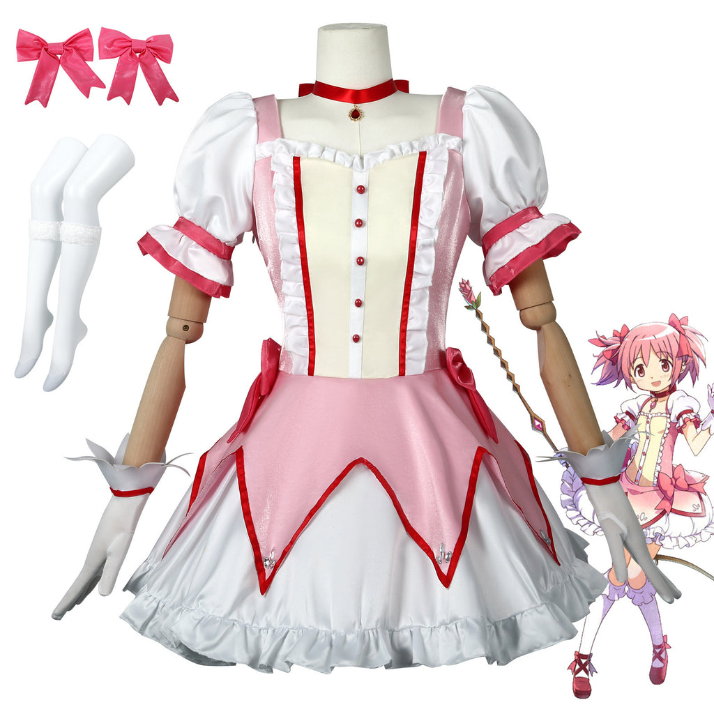 Magical Girl Little Round Deer Eyes Round Fragrance COS Costume Cosplay Costume Transformation Combat Costume Anime Cosplay