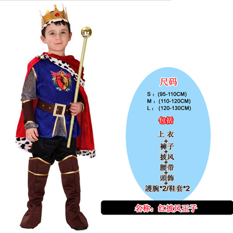 Halloween cosplay costume adult ball performance costume costume King costume adult king Prince costume