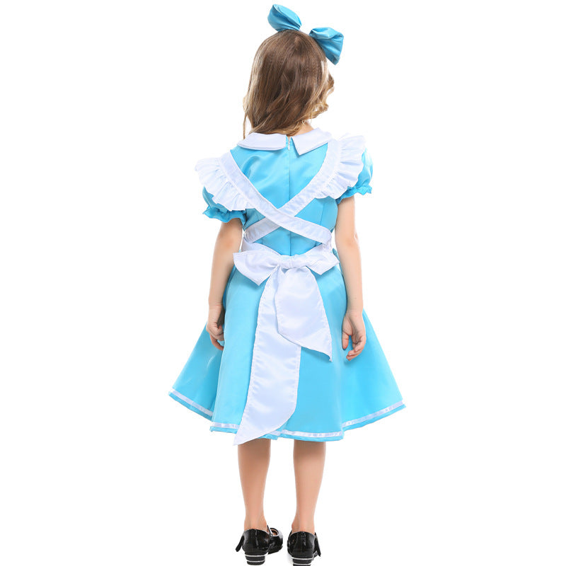 Girls' costume Halloween Costume Princess dress costumes Alice in Wonderland maid costume