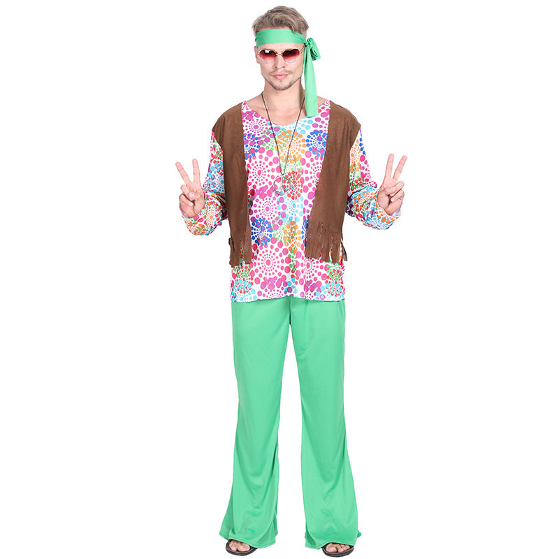 Amazon cross-border supply Halloween stage performance costume Halloween trendy men's play costume