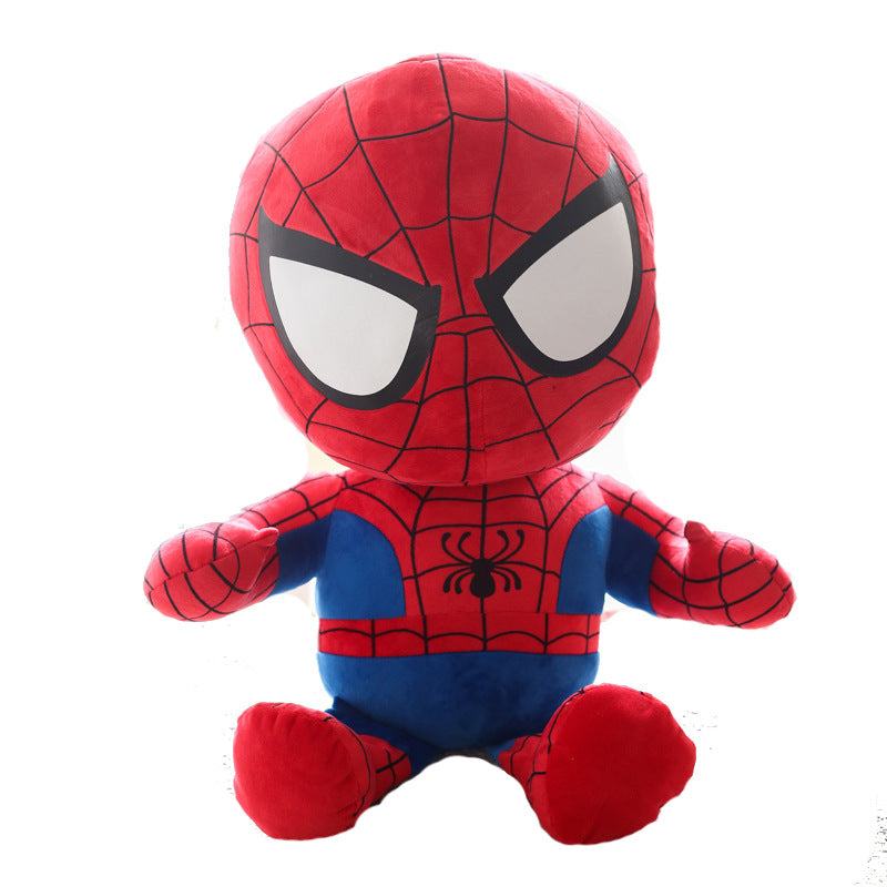 Avengers doll hero plush toy prize claw doll Spider-Man Iron Man Captain America doll