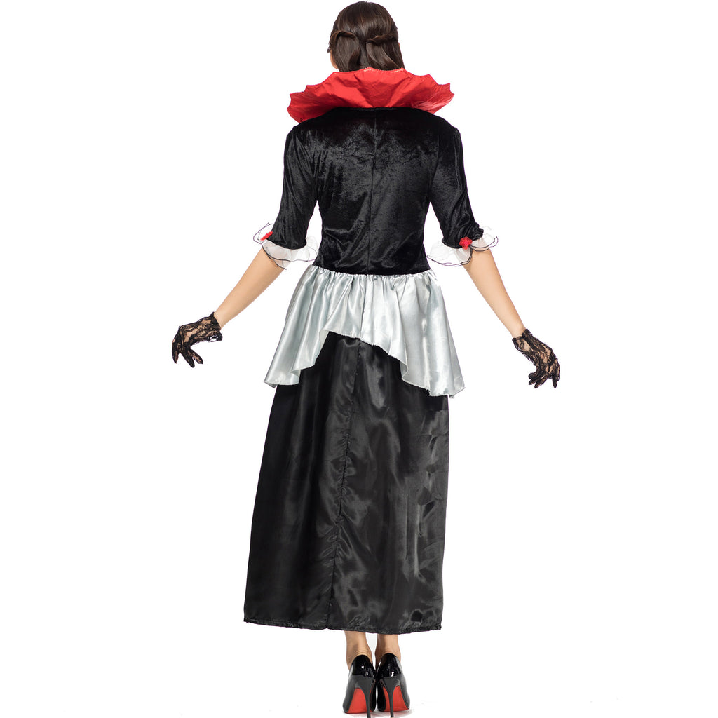 European Style Halloween Queen Vampire Cosplay Costume