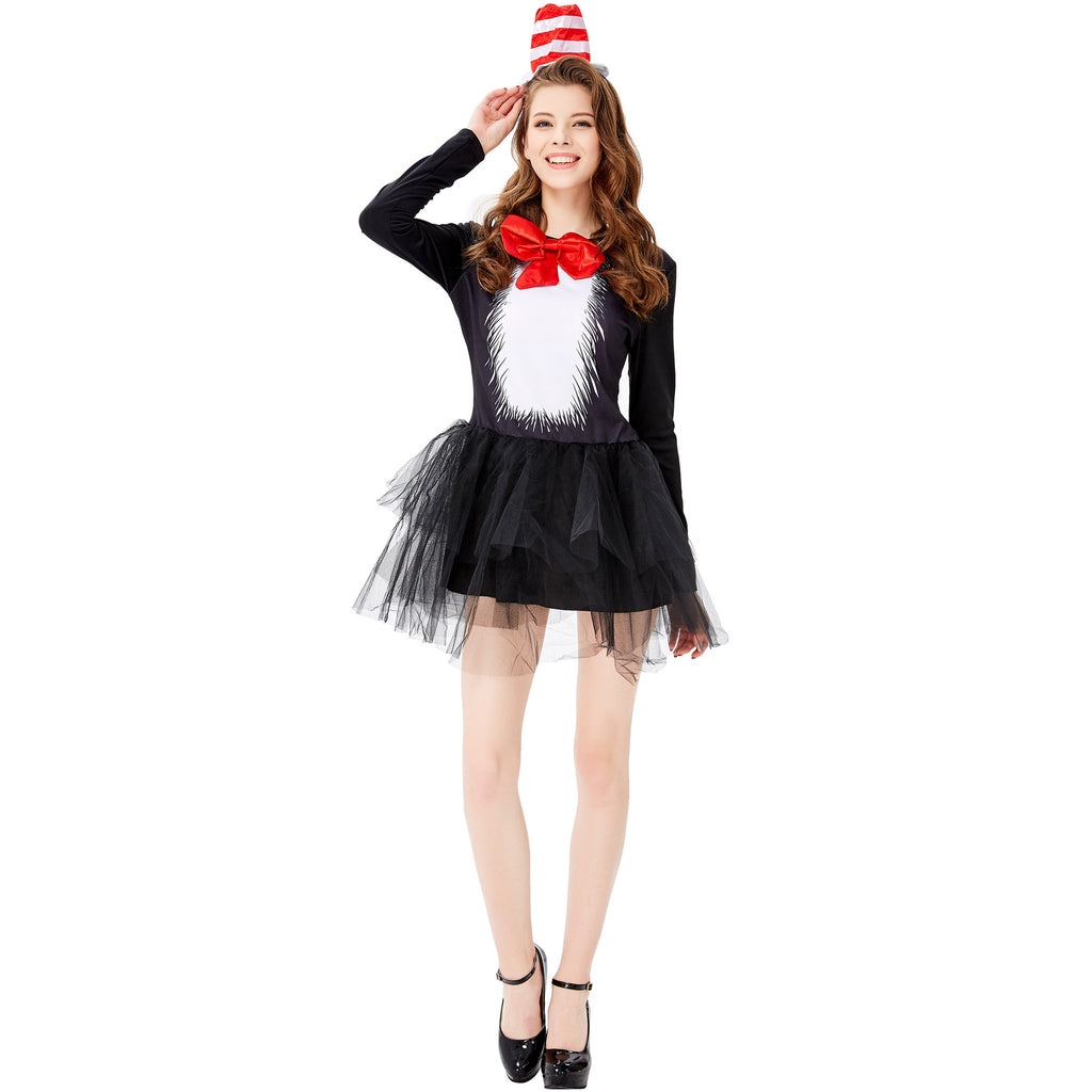 M-XL Halloween Magic Queen Costume Penguin Cosplay Costume