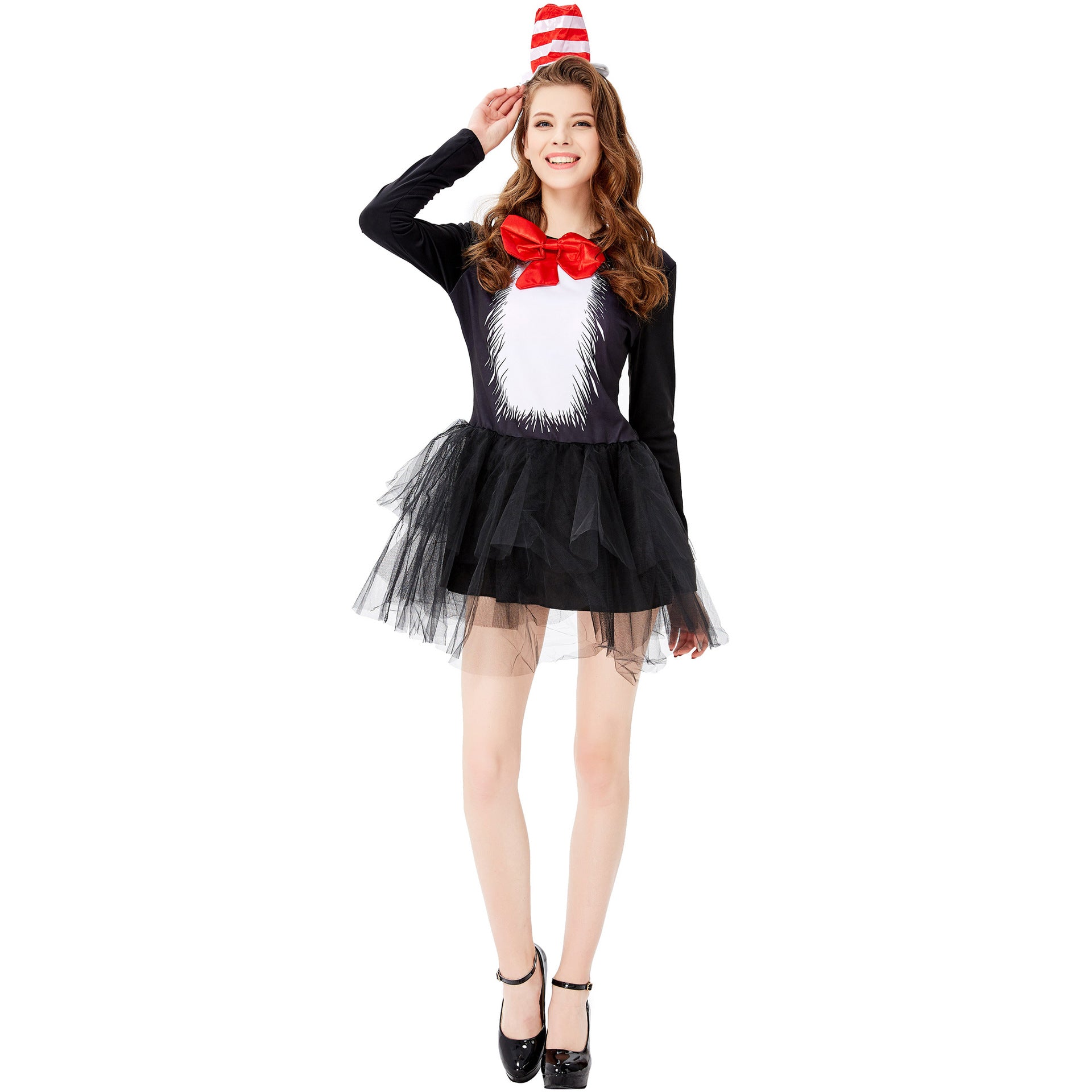 M-XL Halloween Magic Queen Costume Penguin Cosplay Costume