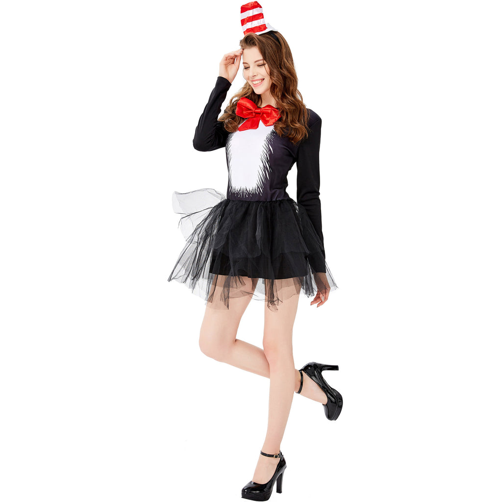 M-XL Halloween Magic Queen Costume Penguin Cosplay Costume