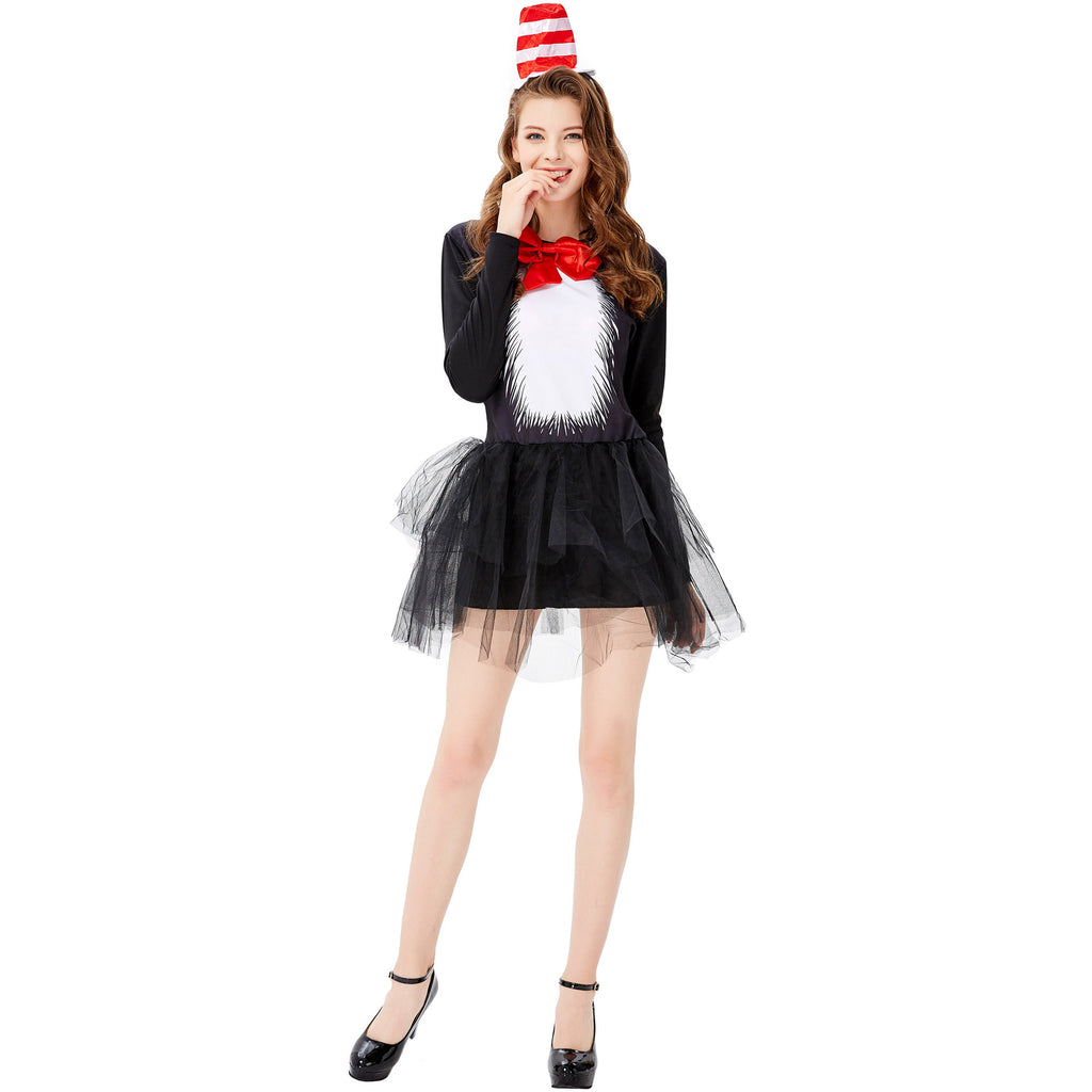 M-XL Halloween Magic Queen Costume Penguin Cosplay Costume