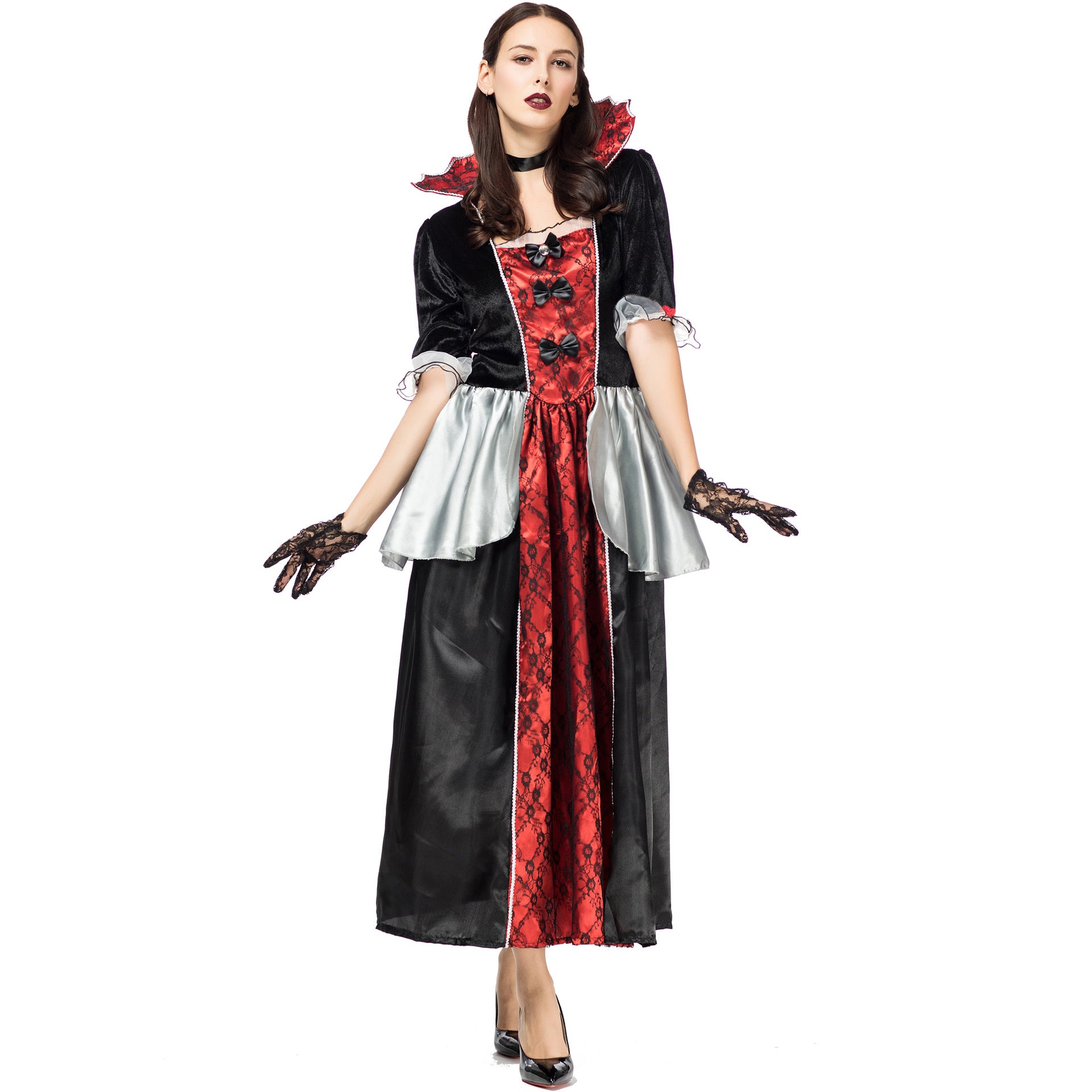 European Style Halloween Queen Vampire Cosplay Costume