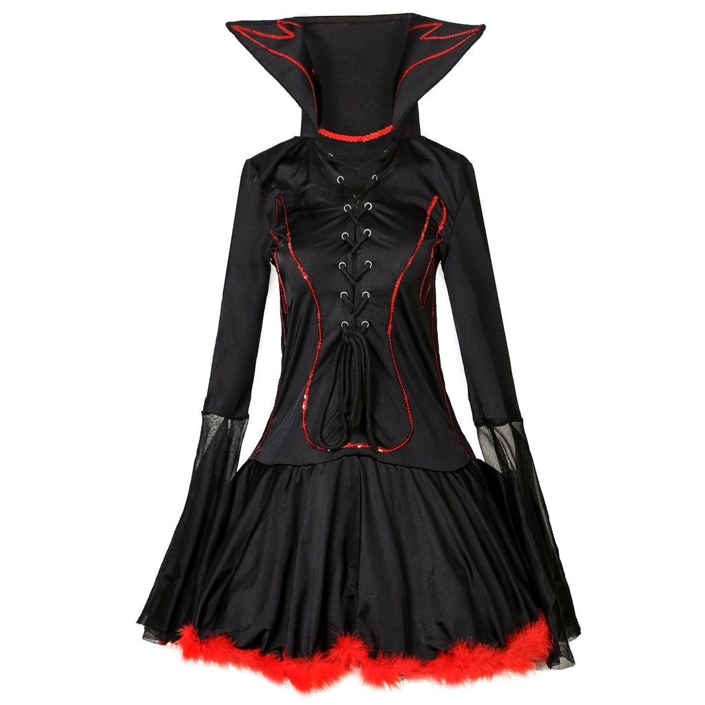 S-XL Vampire Demoness Costume for Women
