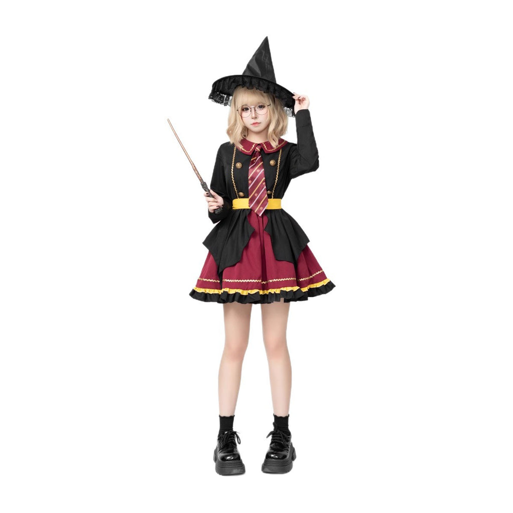 Copy of Harry Potter Cosplay Costume Children Adult Halloween  Dress Lolita Stage