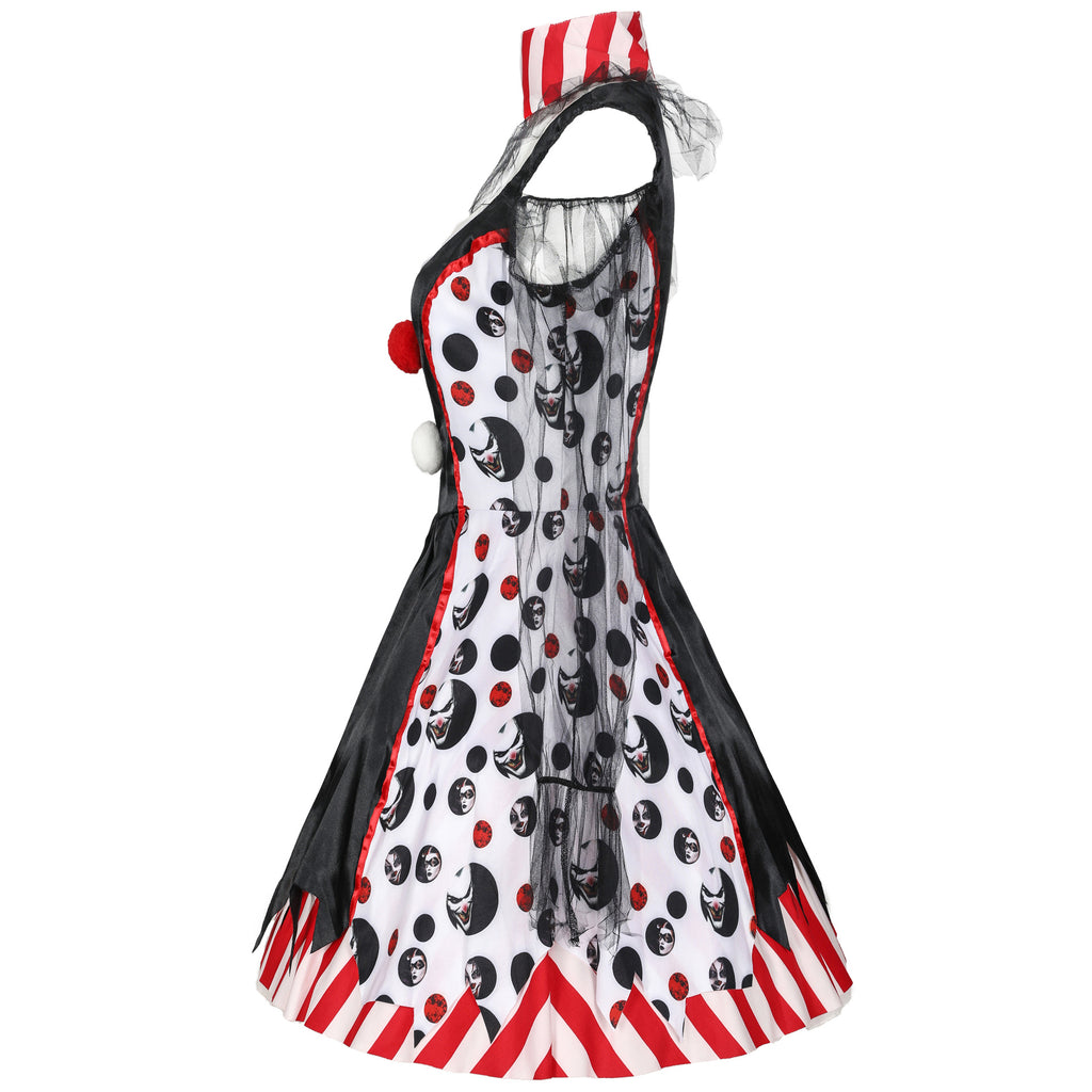 M-XL Halloween Vampire Clown Costume New Cosplay