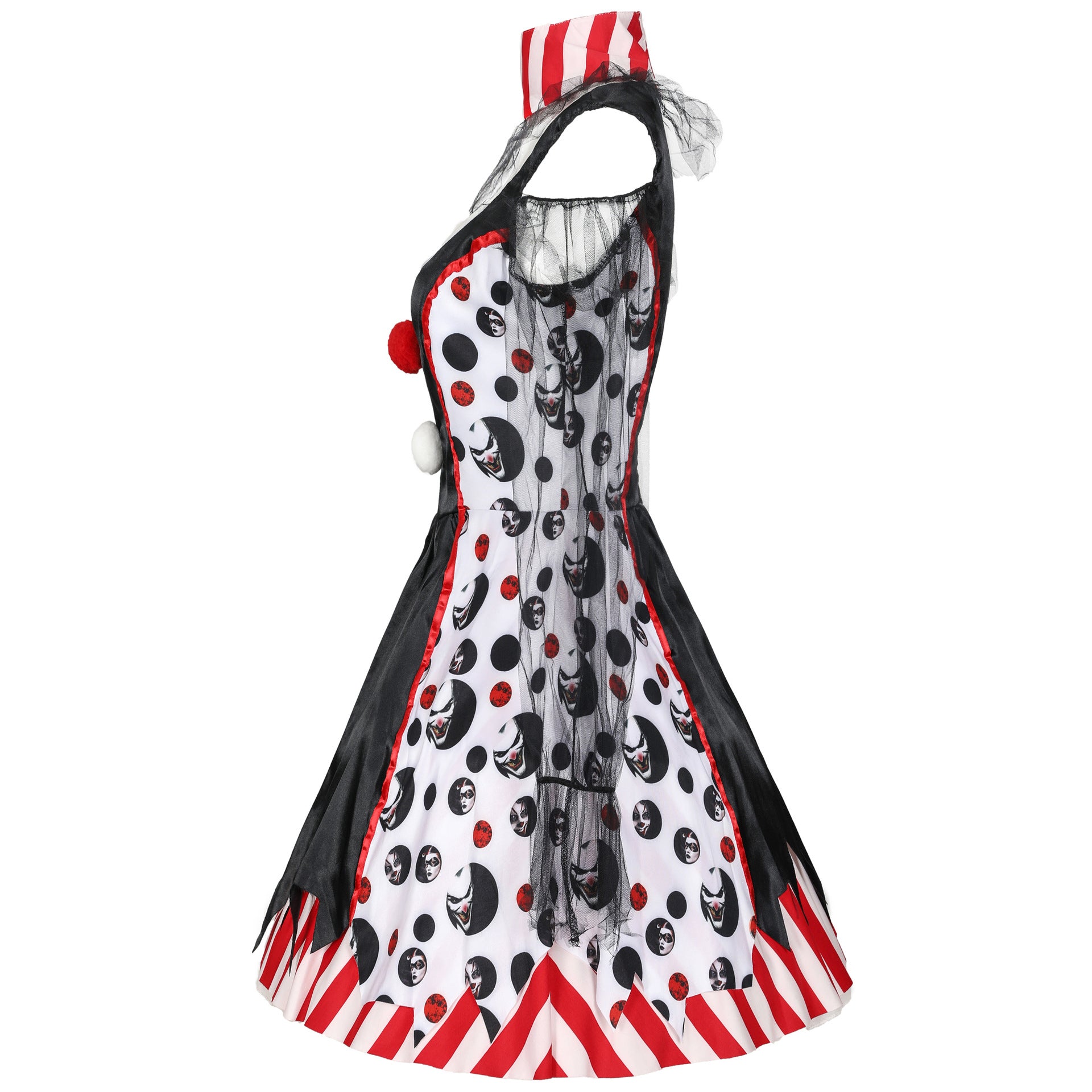 M-XL Halloween Vampire Clown Costume New Cosplay