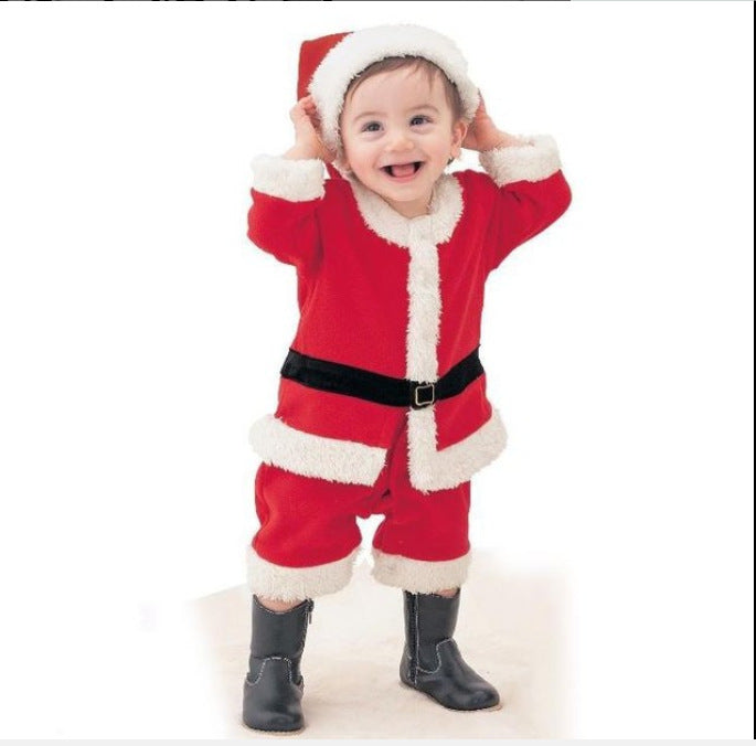 Christmas costume boys and girls Christmas costume children's Christmas costume Christmas performance wear Santa Claus suits