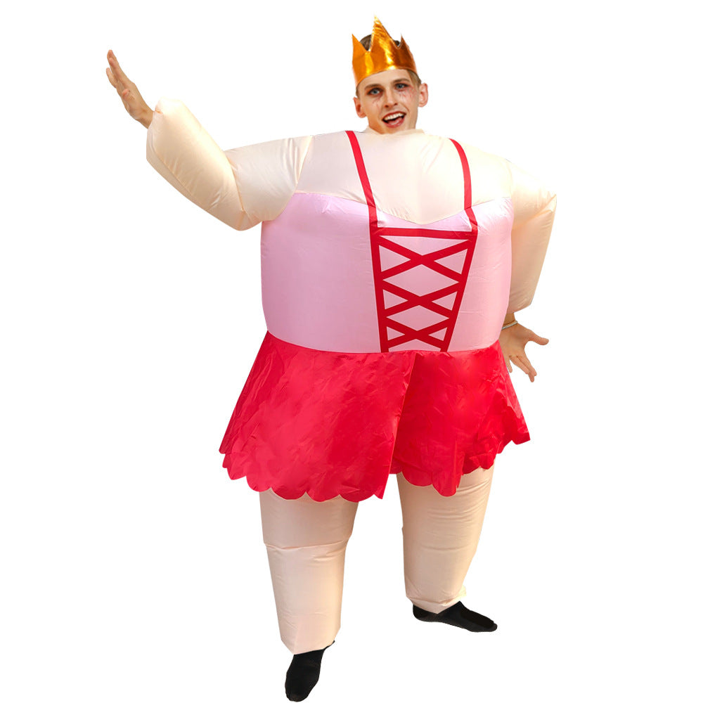 Annual meeting ballet clothes performance wear funny doll clothing Halloween sumo inflatable clothes party supplies costume