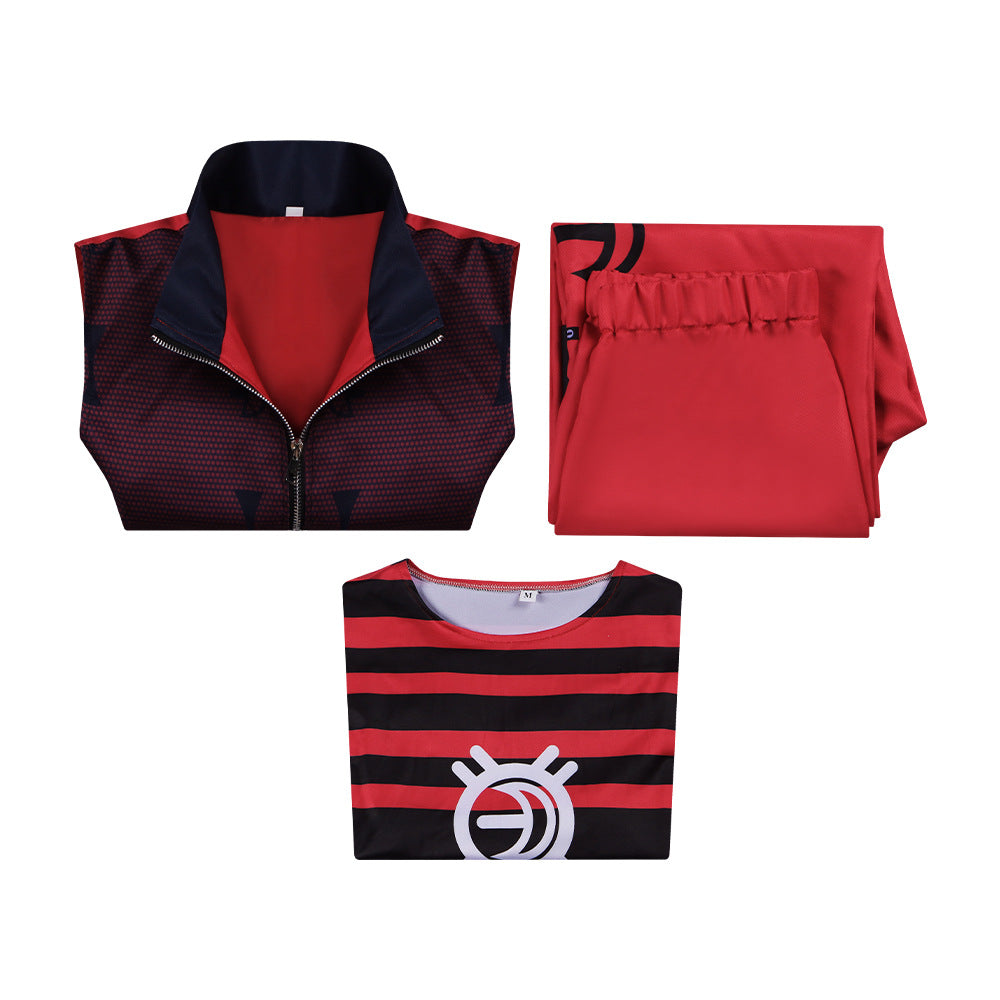 Zombie High School Cosplay Costume Victor Costume Punk Halloween Cross-border Role Play Stage Costume