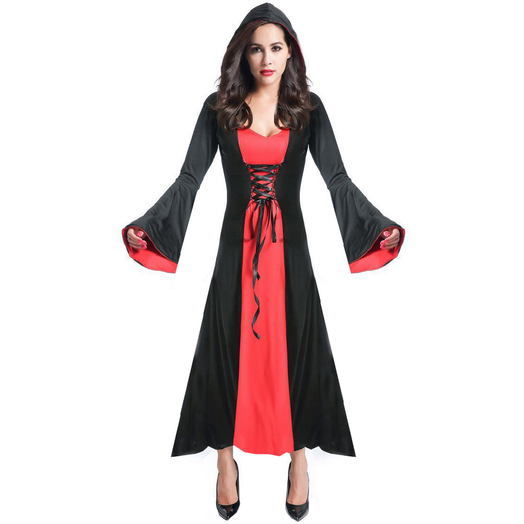 European Vampire Dress Halloween Witch Costume