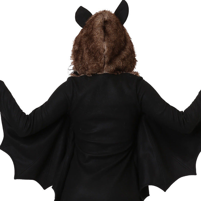 Halloween costume, women's cosplay, horror bat ghost costume, party performance costume