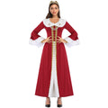 Halloween Queen Costume M-XL Couple Set Crown King and Queen Performance Costume