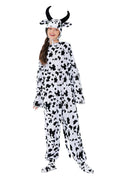 Halloween Party Performance Costume for Women, Cute Cow Animal Outfit, Adult Female Dancer Costume