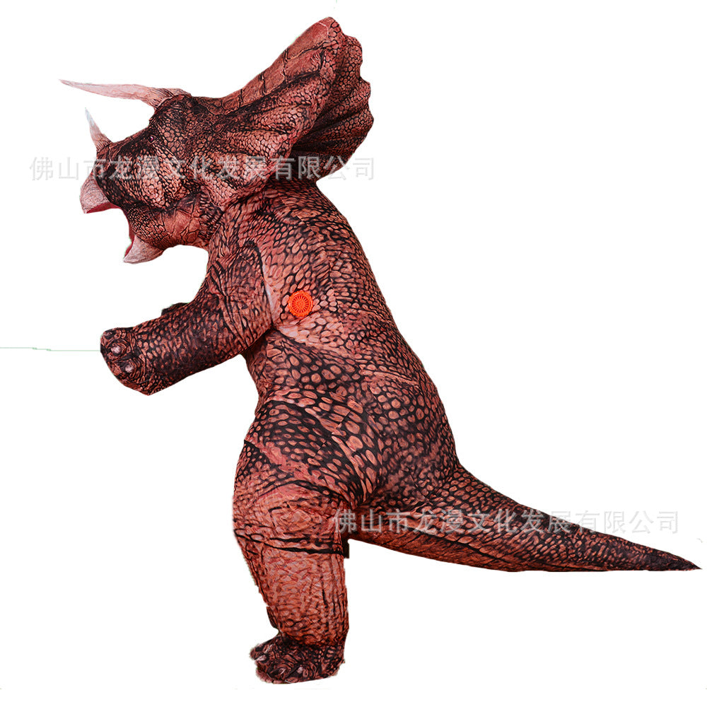 Halloween funny inflatable dinosaur-like clothing cosplay adult Tyrannosaurus doll clothing Triceratops inflatable costume