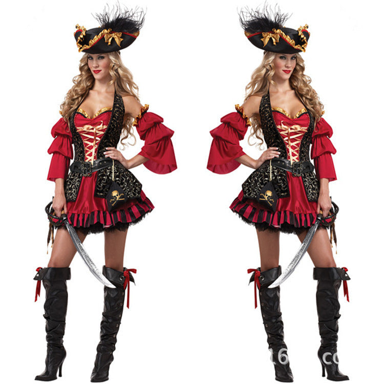 2016 New Carnival costume pirate lady costume role play costumes witch costume