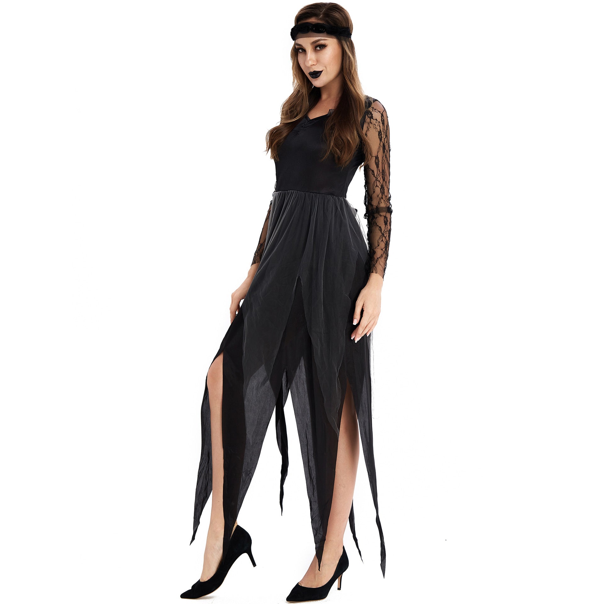 New Halloween Zombie Vampire Bride Costume