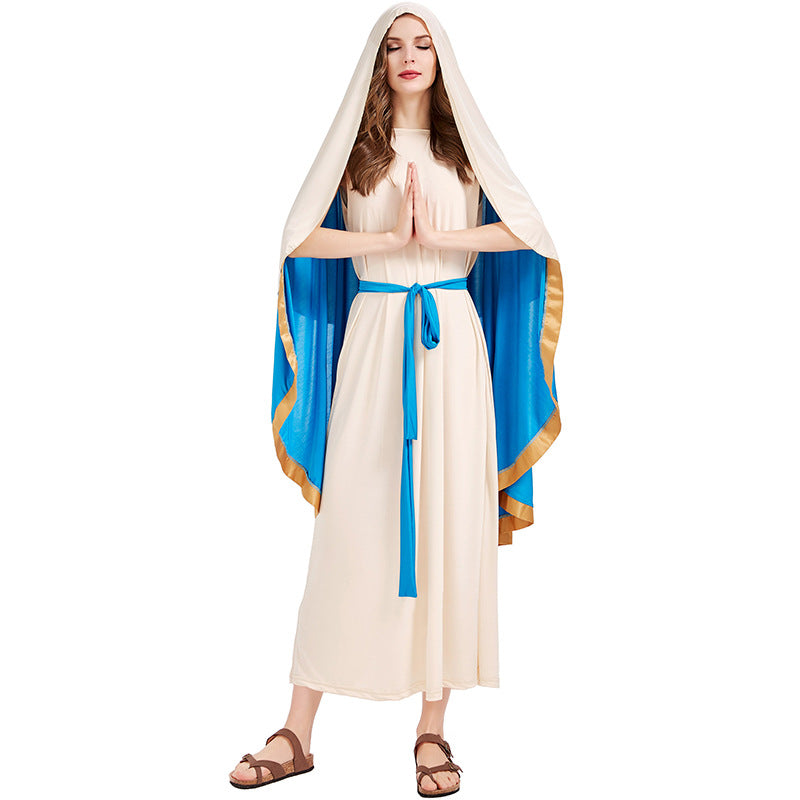 Israel ancient costume Virgin adult cosplay Halloween costume The Virgin Mary