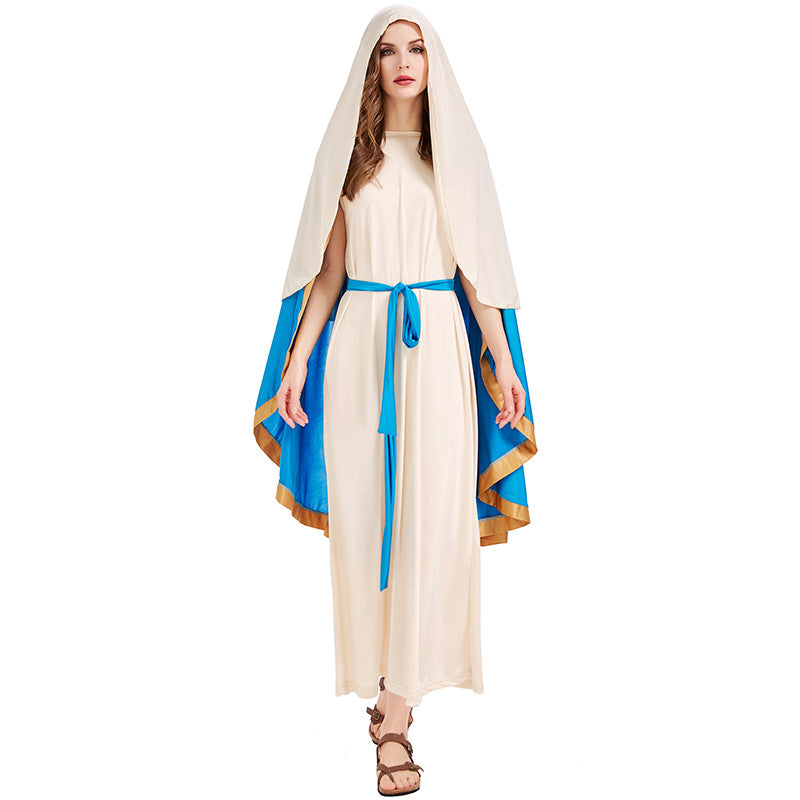 Israel ancient costume Virgin adult cosplay Halloween costume The Virgin Mary