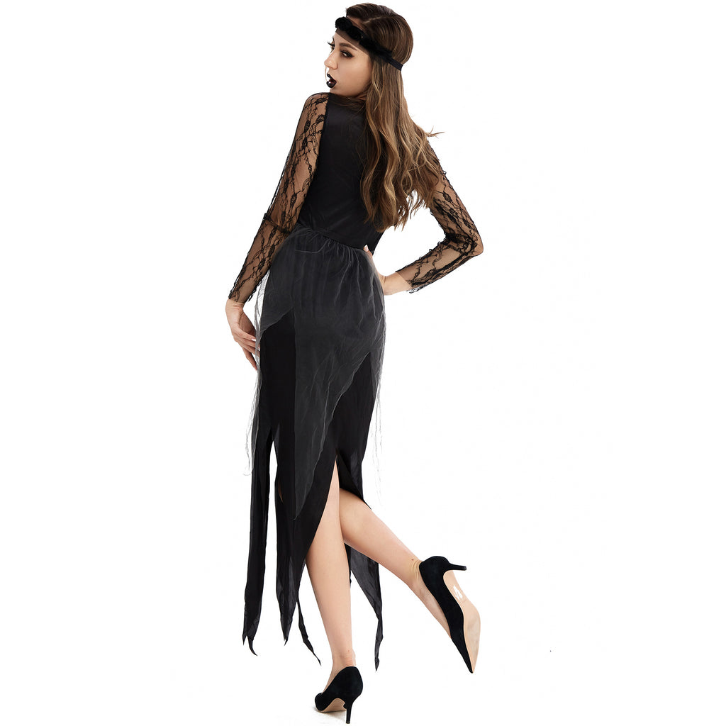 New Halloween Zombie Vampire Bride Costume