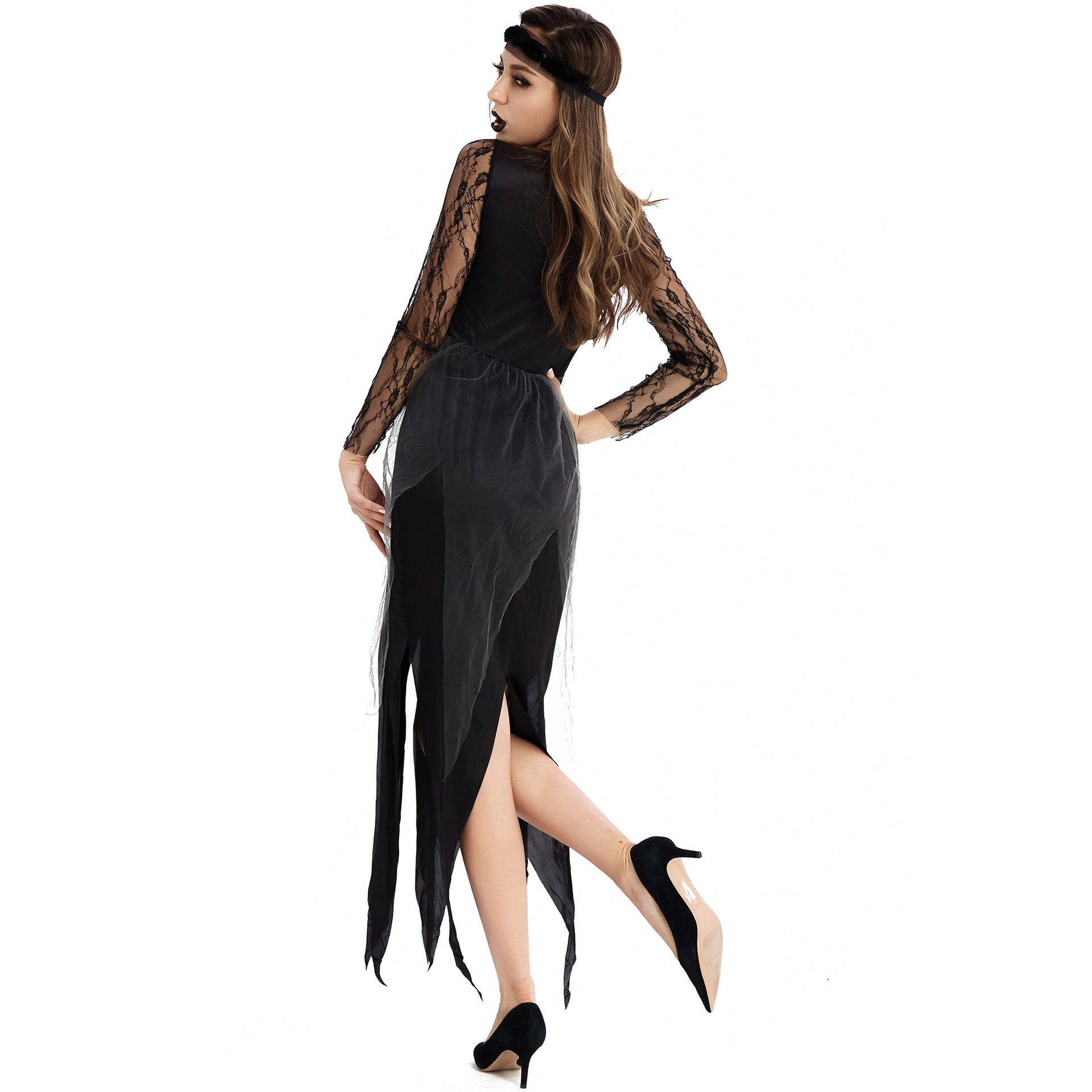 New Halloween Zombie Vampire Bride Costume