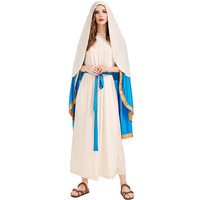 Israel ancient costume Virgin adult cosplay Halloween costume The Virgin Mary
