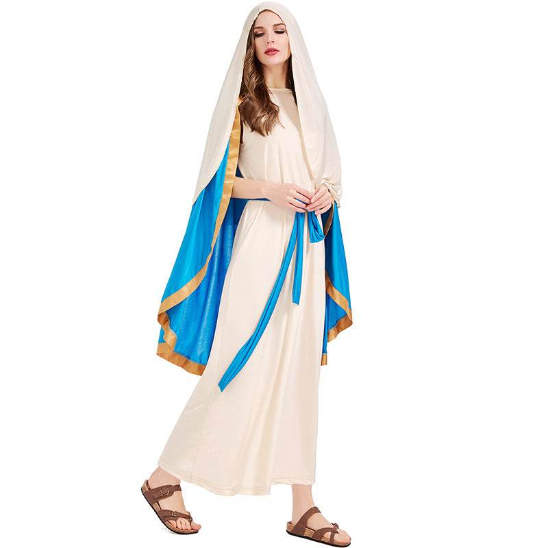 Israel ancient costume Virgin adult cosplay Halloween costume The Virgin Mary