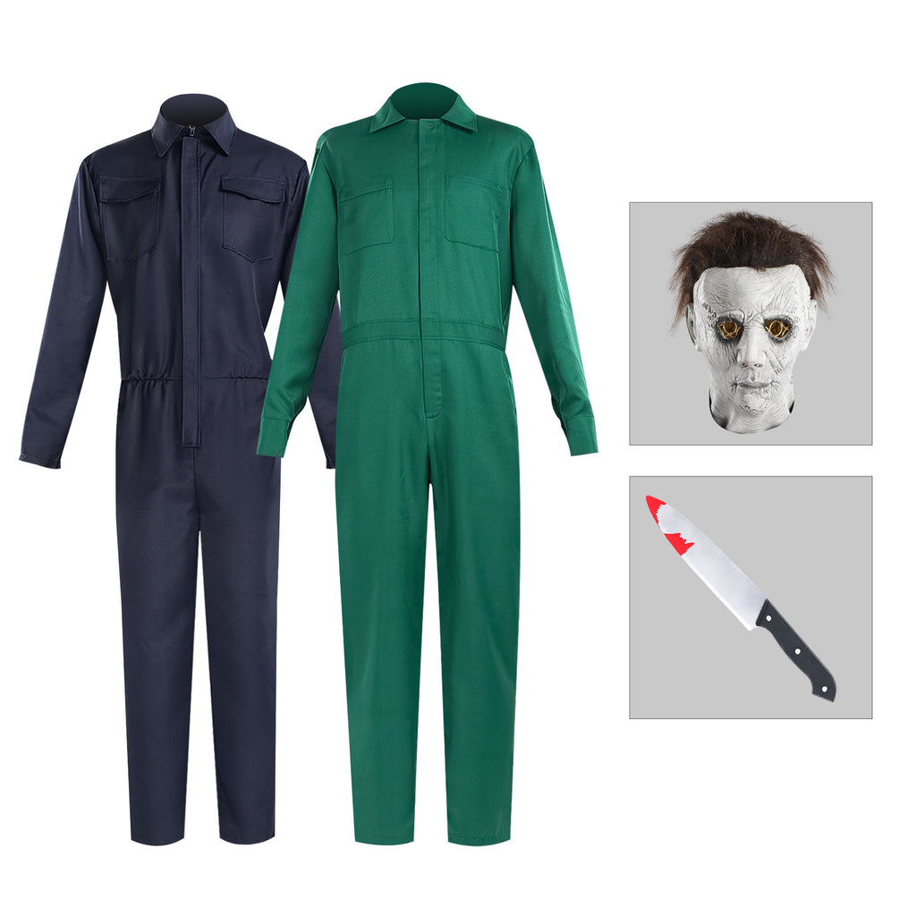 Halloween Michael Costume Workwear Cosplay Stage Outfit