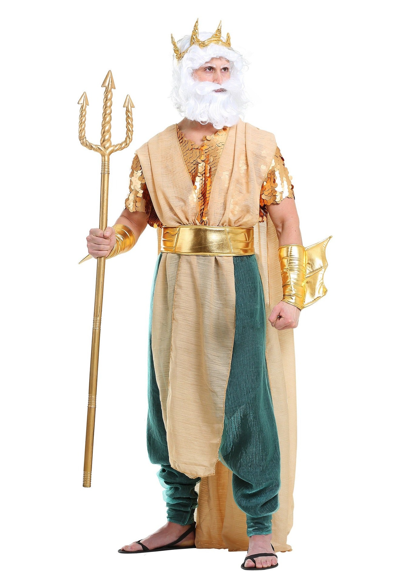 M-XL Aquaman COS Costume Halloween Ancient Roman Greek Pharaoh Costume