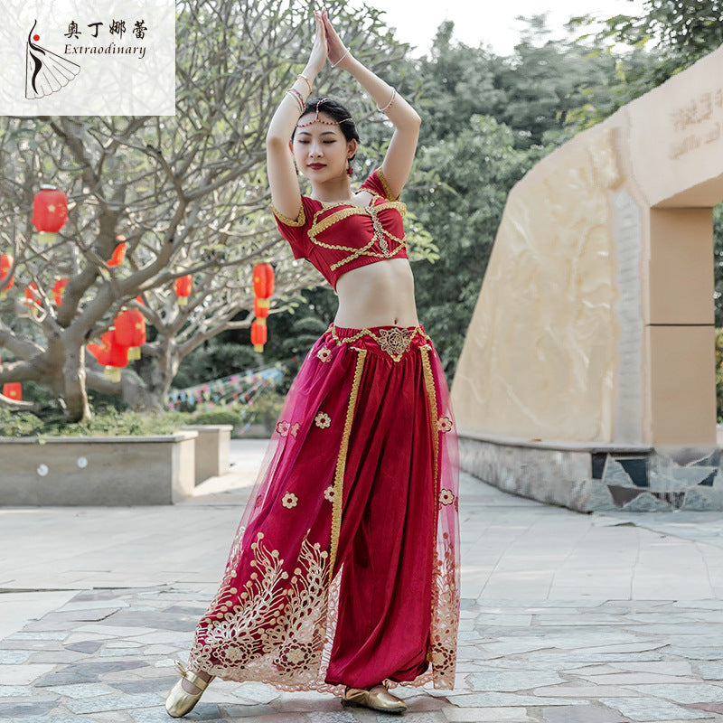 Halloween anime cosplay Princess Jasmine costume a Bollywood Latin belly dance cosplay costume