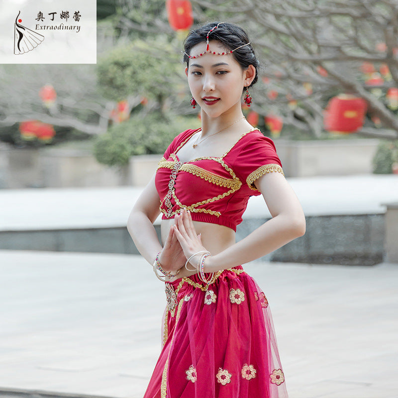 Halloween anime cosplay Princess Jasmine costume a Bollywood Latin belly dance cosplay costume