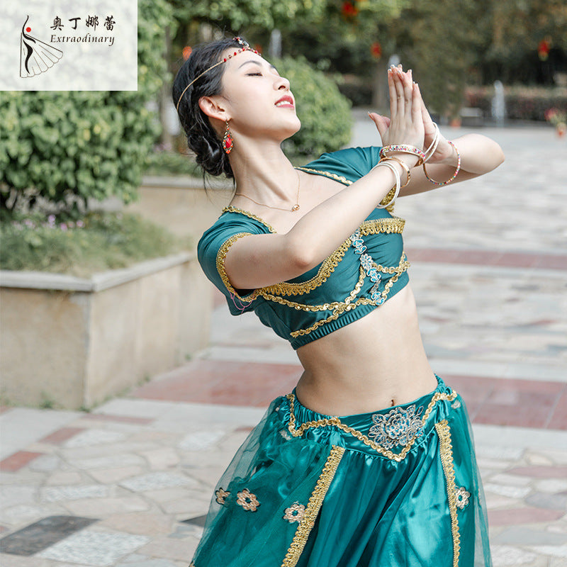 Halloween anime cosplay Princess Jasmine costume a Bollywood Latin belly dance cosplay costume