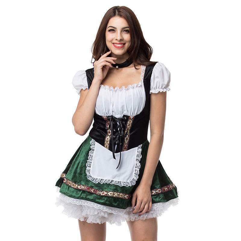 Germany Munich plus-sized beer costume Halloween bar girl dress stage costume maid costume