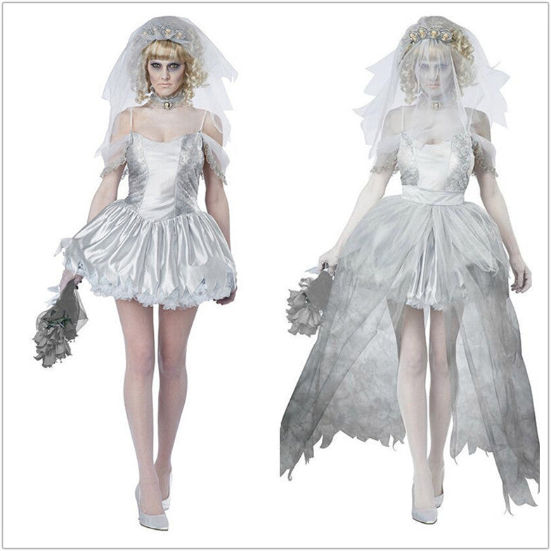 Women's Vampire Bride Halloween Cosplay Costume