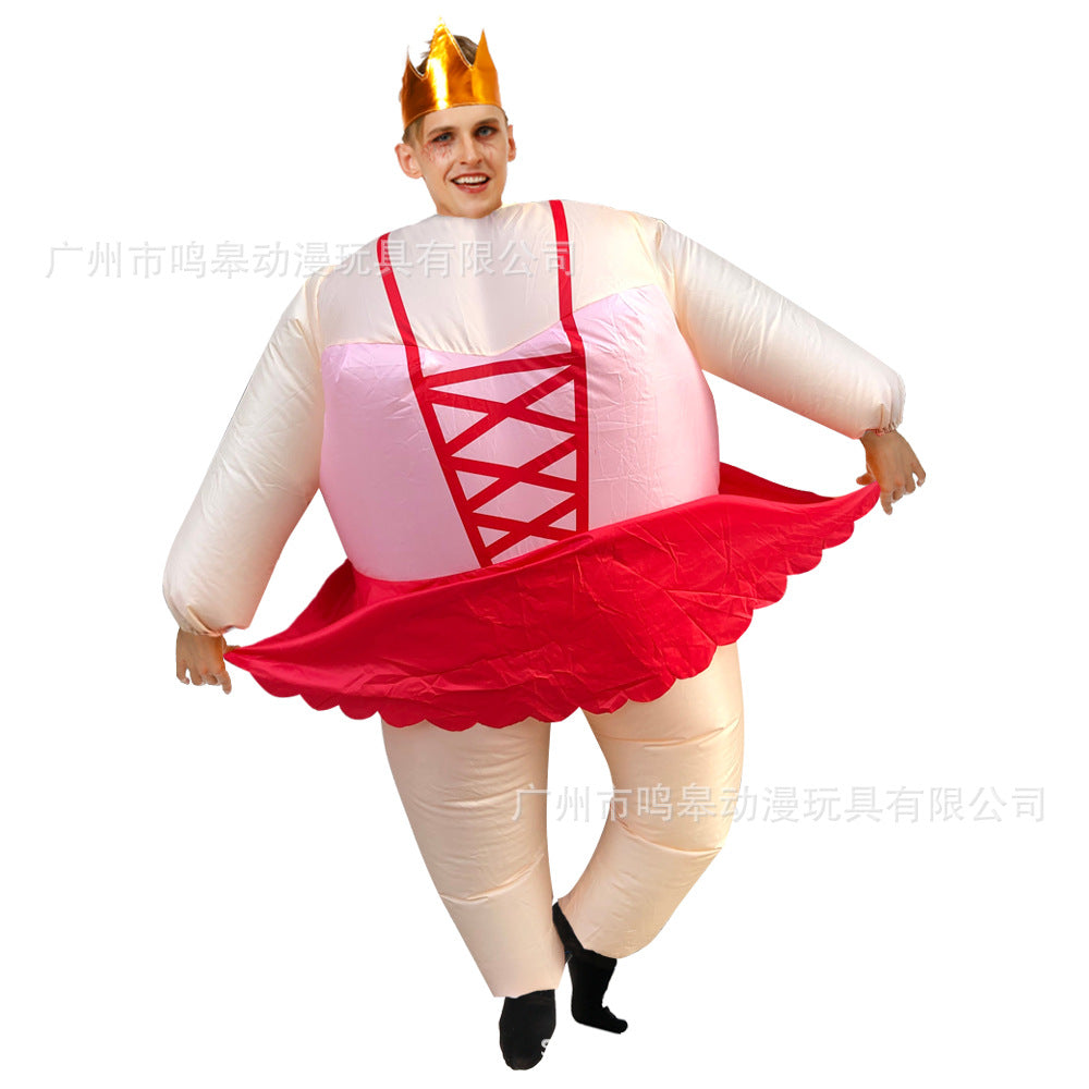 Annual meeting ballet clothes performance wear funny doll clothing Halloween sumo inflatable clothes party supplies costume