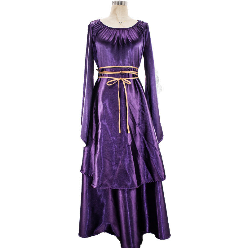 Medieval costume women's luxury Victorian costume Renaissance long dress ancient dress