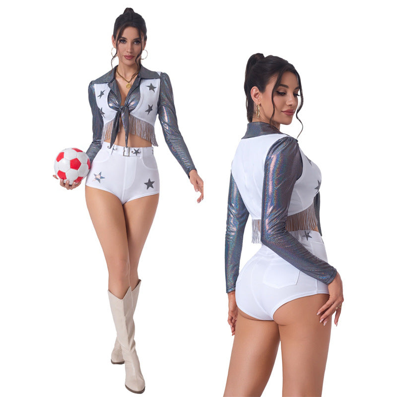 Cheerleader Cosplay Sexy  Adult Stage Performance Costume