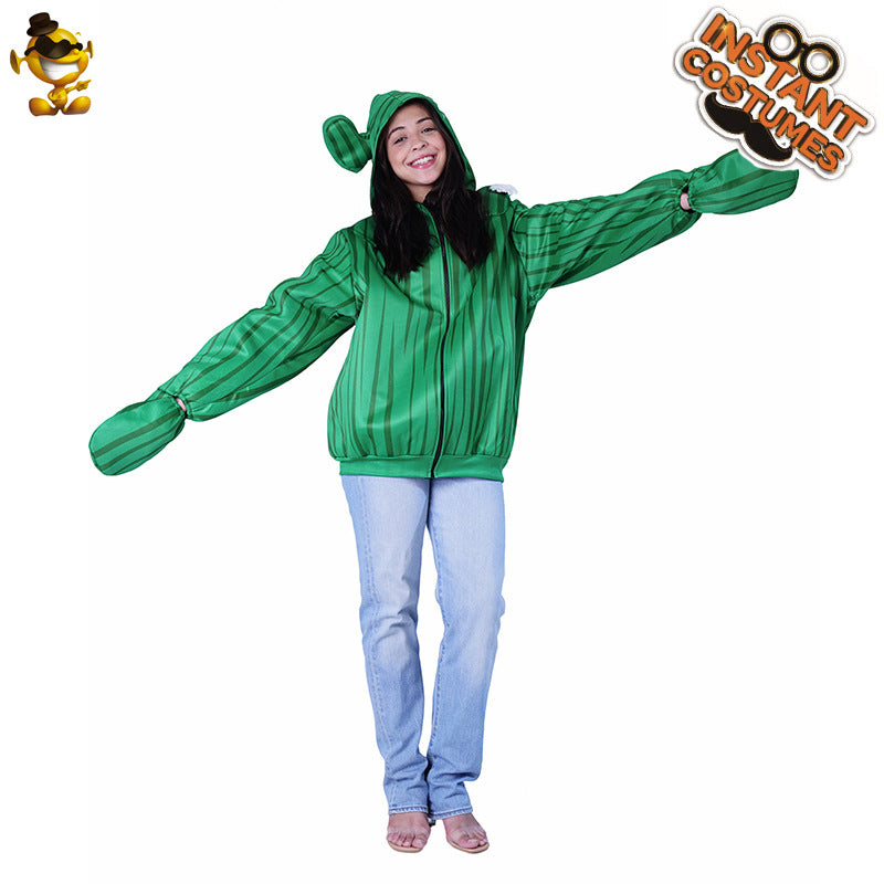 Adult couple funny cactus Halloween costume funny one-piece stage cosplay party costume