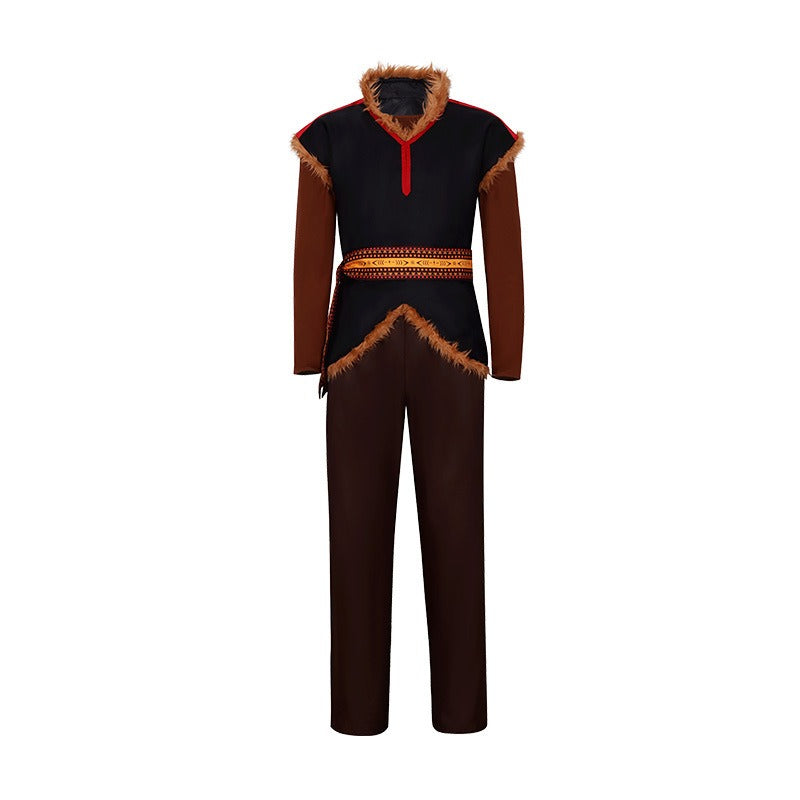 Halloween party Frozen Christopher cosplay costume movie character prince costume performance costume