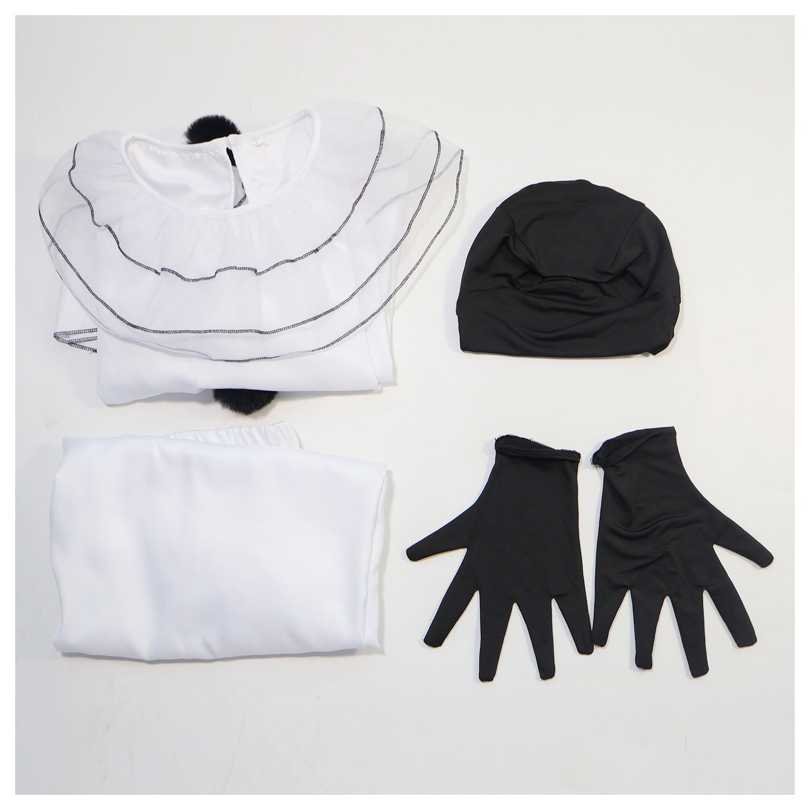 Halloween Costume Pierrot Clown Cosplay Costume Horror Movie Cosplay Halloween Costume Stage Performance Costume